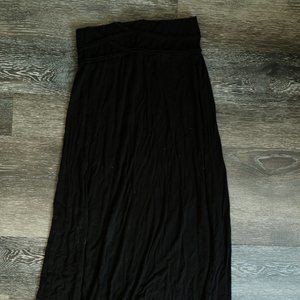 Max Studio Black STRETCH MAXI Skirt